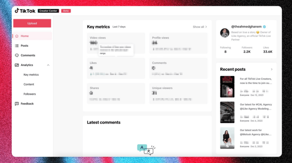 TikTok is testing new desktop tools for creators and marketers