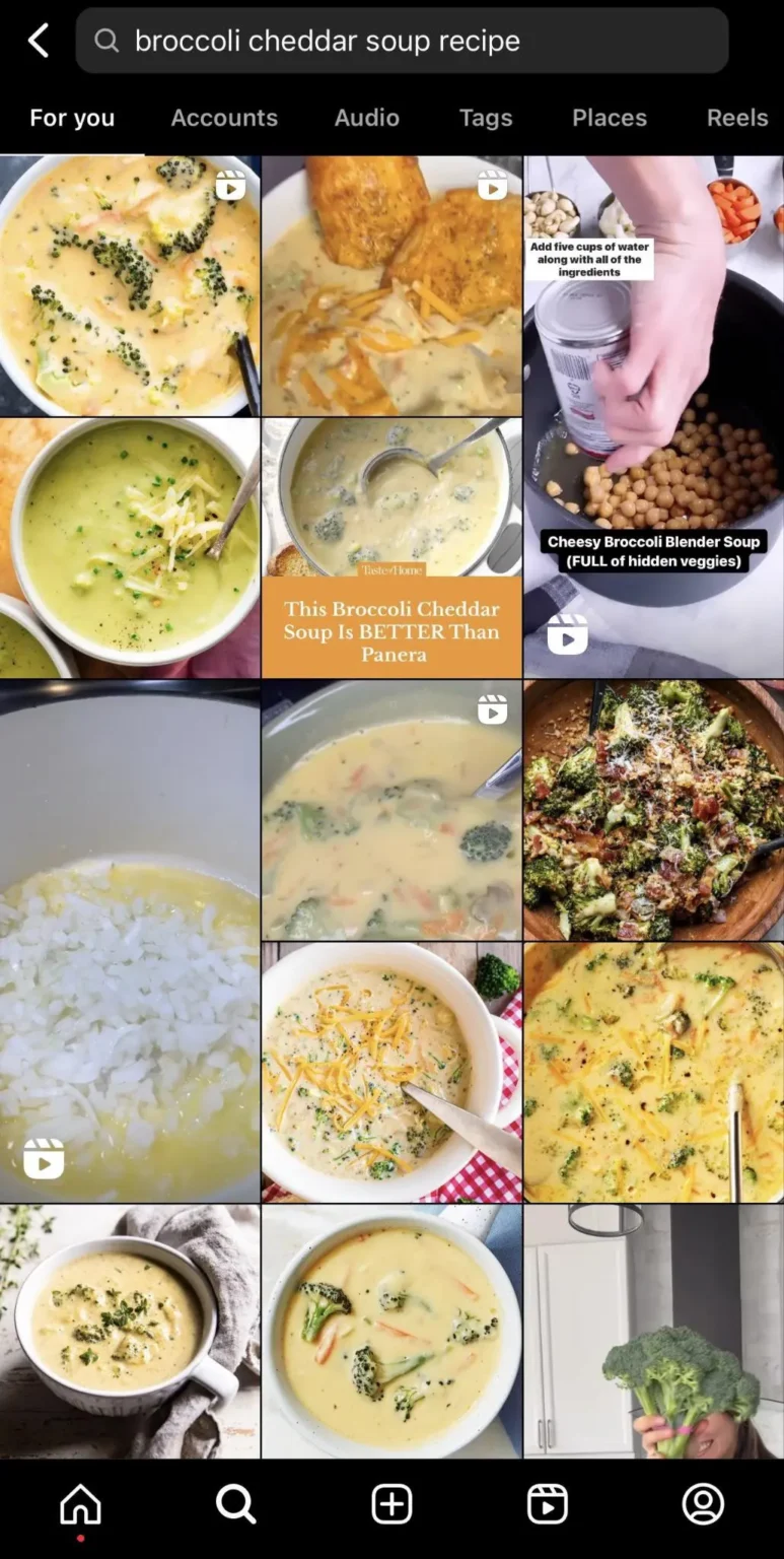 Photo of soups from Instagram