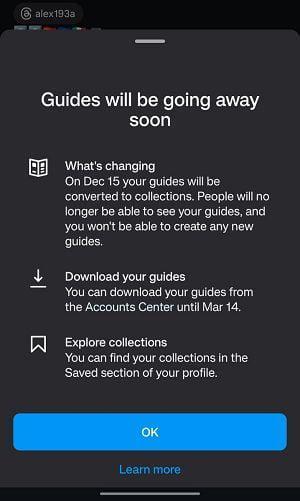 Instagram has officially deleted the feature – Guide