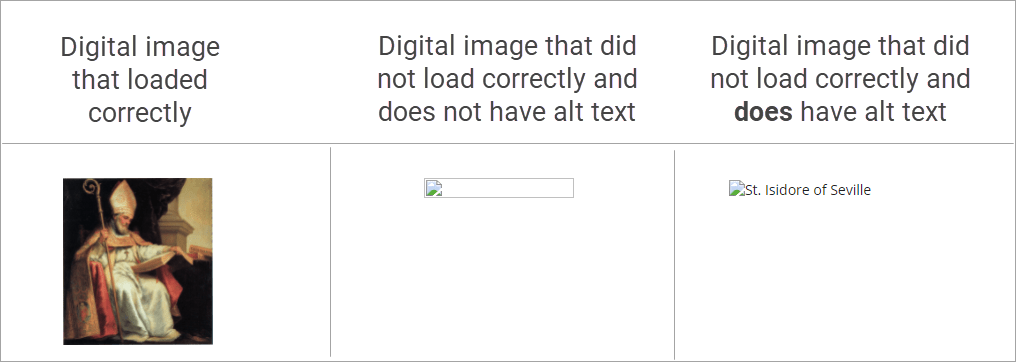 What does an image look like when it doesn't have a title filled in and the image doesn't load.